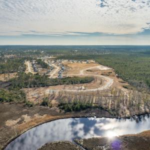 Aerial of property