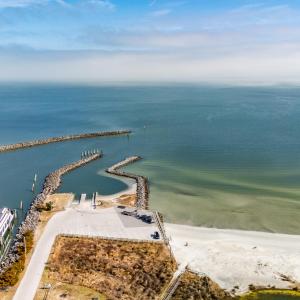 Nearby Boat ramp views & beach area