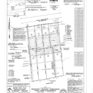 Roosevelt Reserve Plat Map
