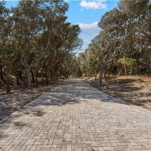 Charming Paver Roadway