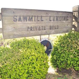 Sawmill Landing Entrance Sign