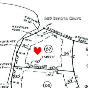640 Barons Court Plat Map