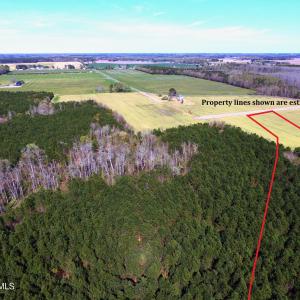 Lot 6-Aerial view with property lines sh