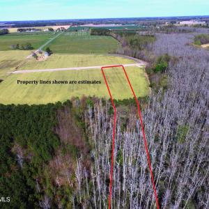Lot 8-Aerial view with property lines