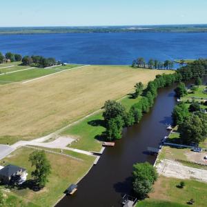 Aerial View Out to Pasquotank