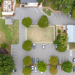 Parking lot view