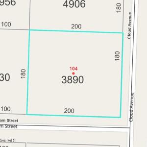 104 Graham St - Lot Dimensions