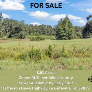 Photo #3 of Jefferson Davis, Graniteville, SC 3.6 acres