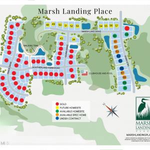Marsh Landing Place Plat Map September 2