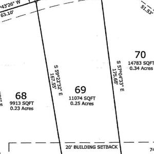 625 Vale - Lot 69 Zoomed In