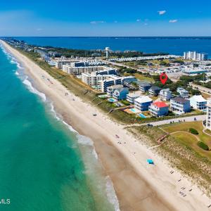 Aerial View of Beach Proximity