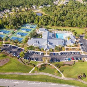 Aerial view main clubhouse Brunswick For