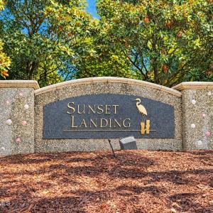 Sunset Landing Coastal Entrance Sign