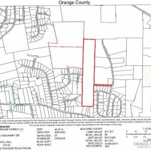 Outlined 3 parcels