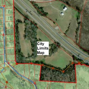 Aerial Map with City Limits