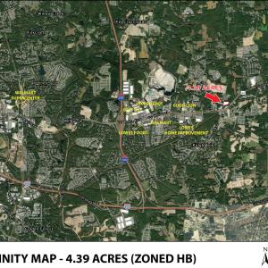 Vicinity Map - Knightdale 4_39 Acres
