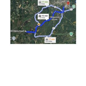 Proximity to UNC/Chapel Hill/Carrboro