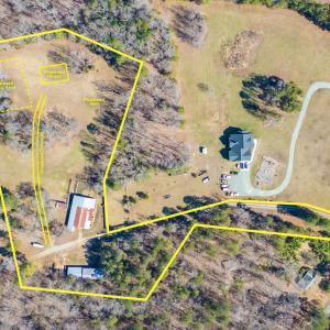 Aerial with Site Plan Overlay