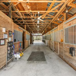 Center Aisle of Barn