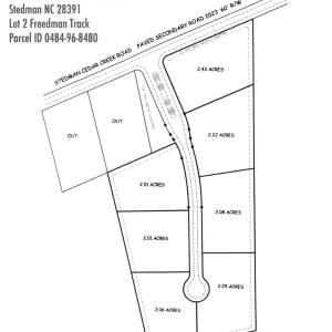 Proposed subdivision plat