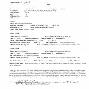 SEPTIC PERMIT JUNE 2025