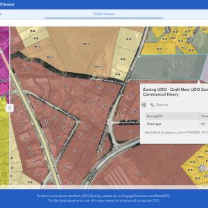 New UDO Slider Map View
