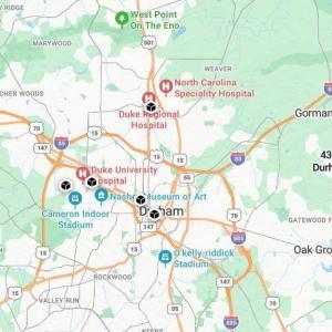 4 Miles- 8 Minutes- to Downtown Durham