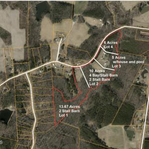 Proposed Lots 1 through 4