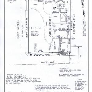 wade ave survey