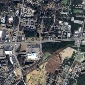 7716 Knightdale Blvd location map