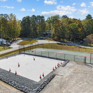 Basketball & Pickle Ball Court Side View