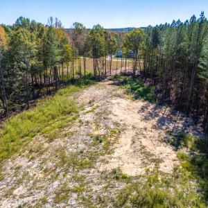 Cleared acreage towards back of property
