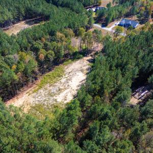 Aerial view from back corner