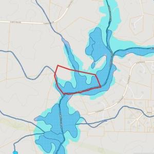 Jones Ferry Road-Hydro Map