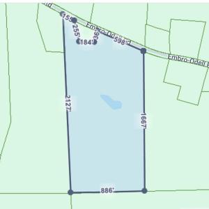 property line outline