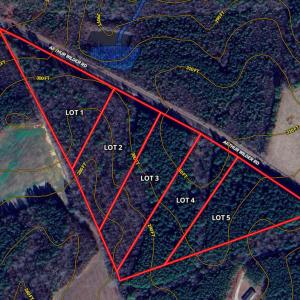 topo map lots numbered