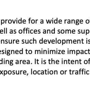 2207 Hamlin Rd. - Current Zoning Descrip