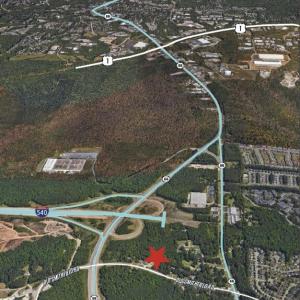 5828 Old Smithfield Dr Aerial