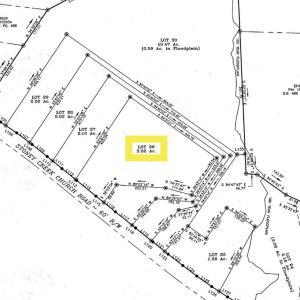 Lot lines - Lot 26