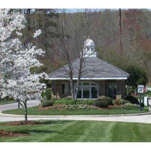 Governors Club gatehouse stock photo 2