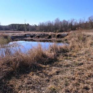 Culverts over creek