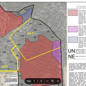 Estimate of Suitable Soils Lot 1