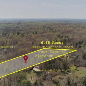 Aerial NE POV 400 Bass Mountain Overlay