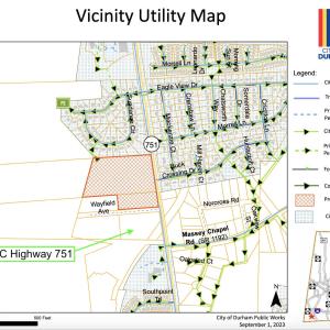 Vicinity Utility Map - as of 9.01.2023