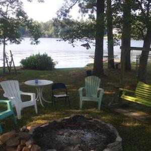 Lakeview firepit area