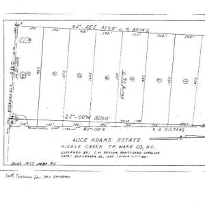 Plat Map- Dickens Rd