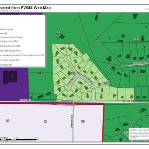 MAP OF ZONING- Dickens Rd