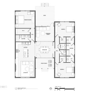 Conceptual Drawing Floor Plan - 7304 Oak