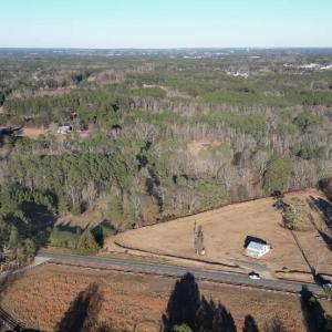 Aerial of neighborhood