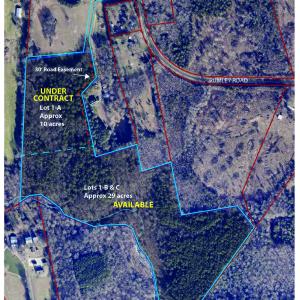 29 acre map Lots 1-B and 1-C